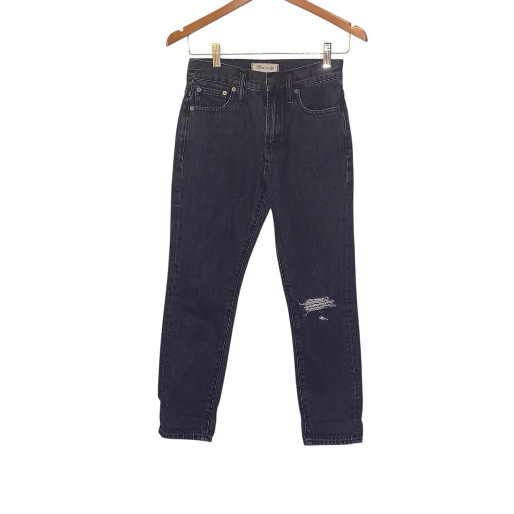 Madewell The Perfect Vintage Straight Jean Ripped Edition Sz 23